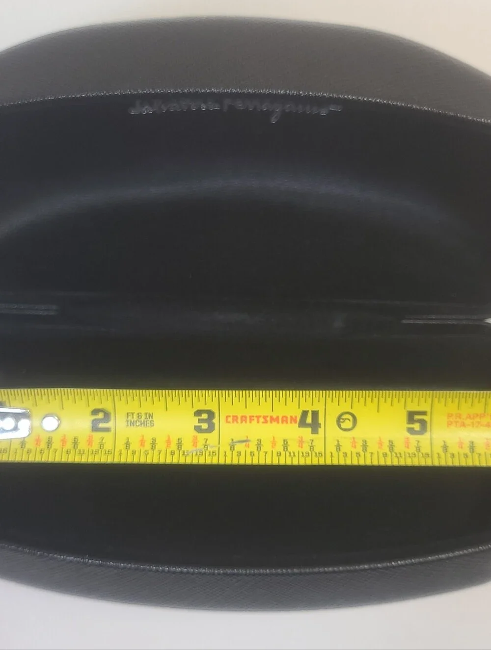 Salvatore Ferragamo Sunglasses Eyeglasses Black Hard Shell Case